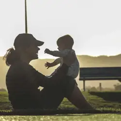 woman and baby
