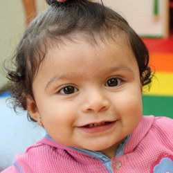 Child in Migrant & Seasonal Head Start classroom